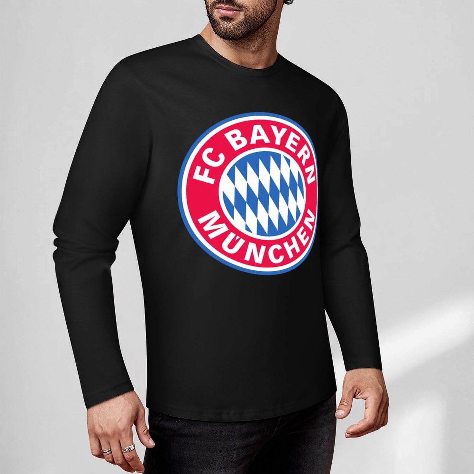 【 バイエルン ミュンヘン 】 ロングスリーブ 長袖 Tシャツ XL Amazon.co.jp: ロングtシャツ メンズ FCバイエルンミュンヘン 長袖 綿